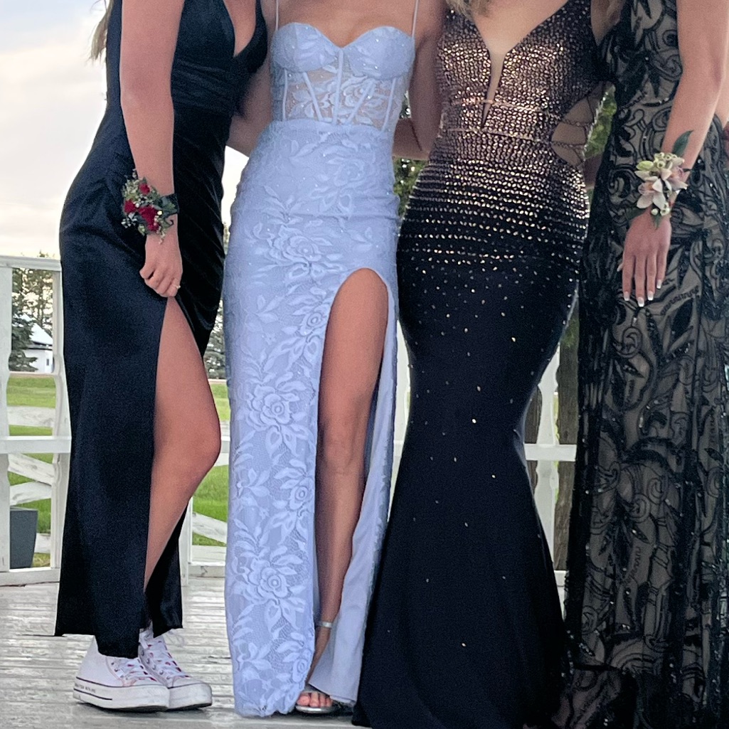 Light Blue Sherri Hill Dress, Size 0